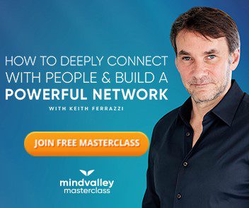 MindValley Academy Personal Growth and Development Courses. Photo of Keith Ferrazzi. Mind Valley Masterclass. 