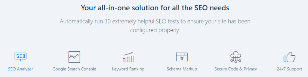 Rank Math advertisment for SEO solutions. Used in the resource page Links to Useful Sites For Online Entrepreneurs