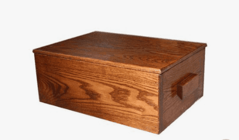 A varnished timber pet coffin.with a lid, used in the page, Links to Useful Sites For Online Entrepreneurs