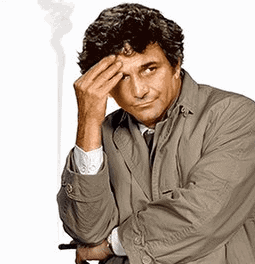 An Image of Peter Falk as Detective Columbo. Used in the article Uncovering the extent of MLM scams on Linkedin