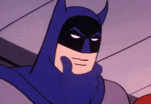 A gif of Batman thinking. Used in the article, Is Cliqly an easy way to earn online?