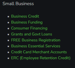 Novae Money Business offerings. 
Used in the article: 